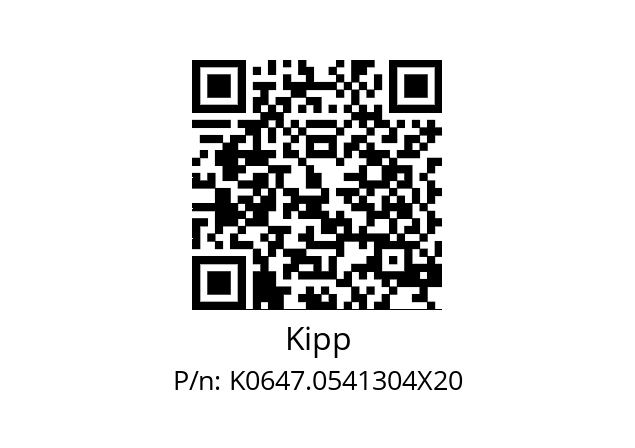   Kipp K0647.0541304X20