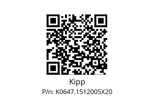   Kipp K0647.1512005X20