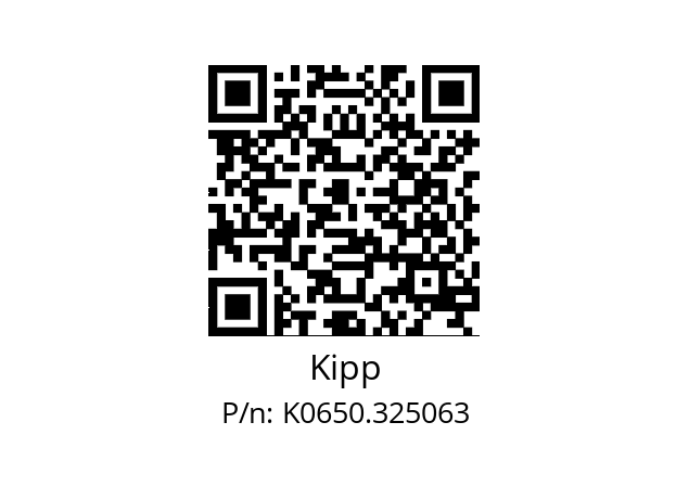   Kipp K0650.325063