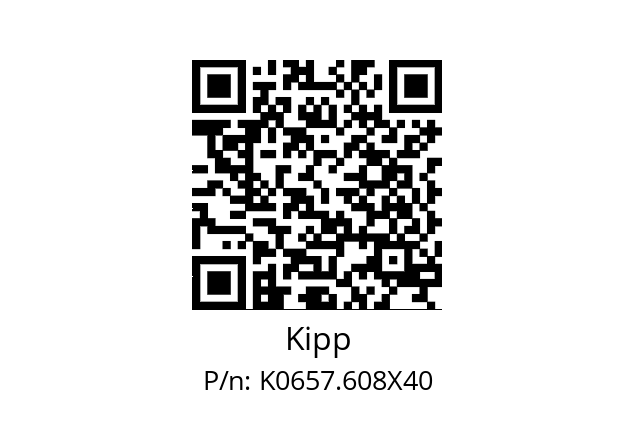   Kipp K0657.608X40