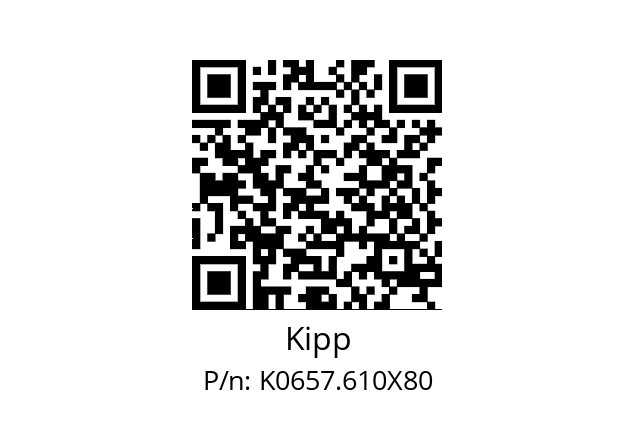   Kipp K0657.610X80