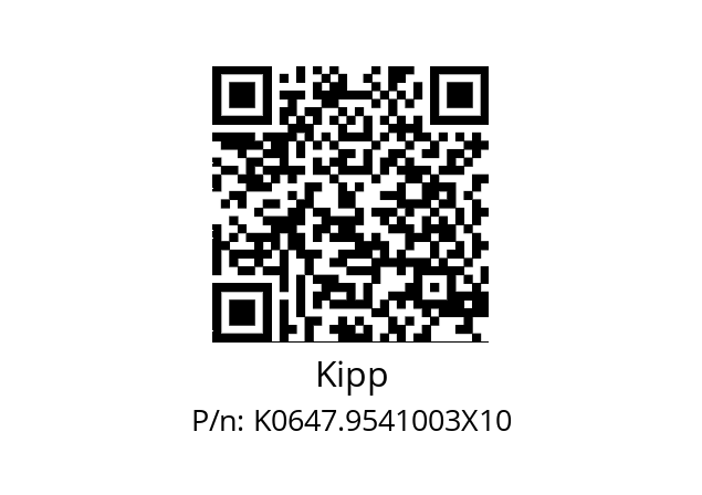   Kipp K0647.9541003X10