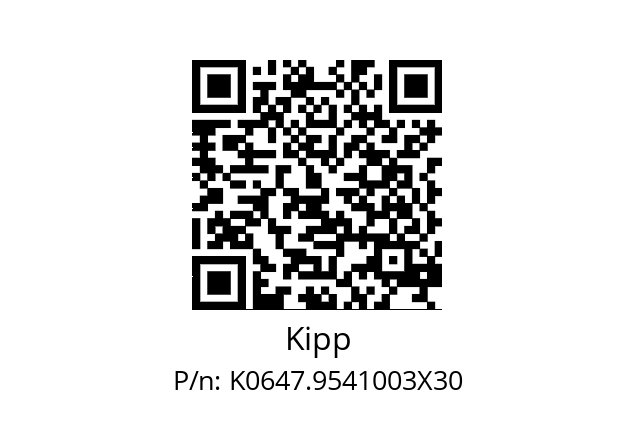   Kipp K0647.9541003X30