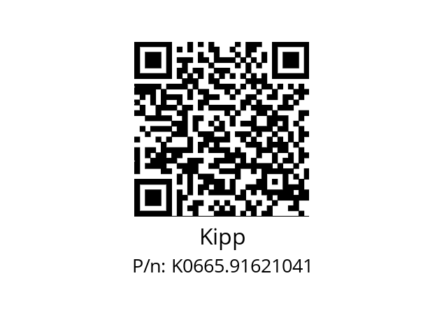   Kipp K0665.91621041