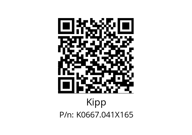   Kipp K0667.041X165