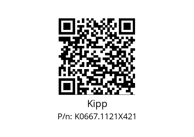   Kipp K0667.1121X421