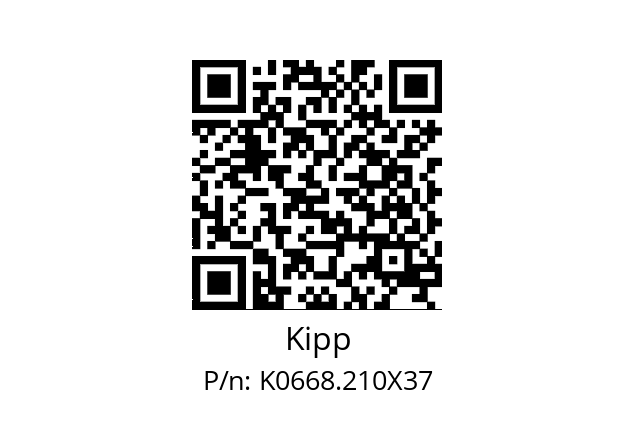   Kipp K0668.210X37