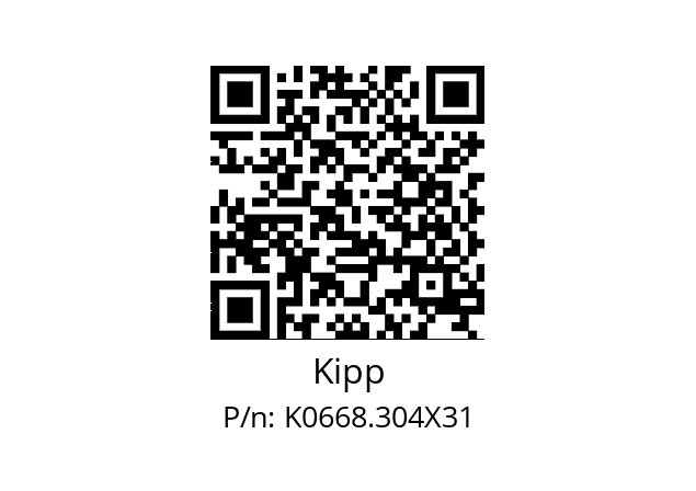   Kipp K0668.304X31