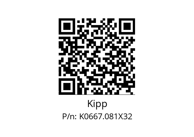   Kipp K0667.081X32