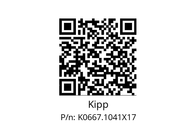   Kipp K0667.1041X17