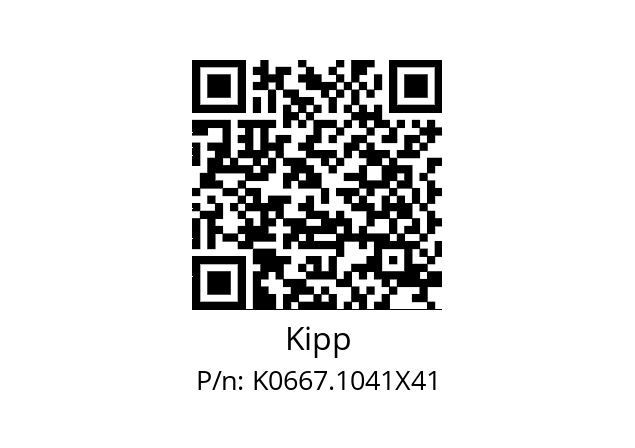   Kipp K0667.1041X41