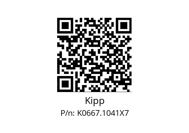   Kipp K0667.1041X7