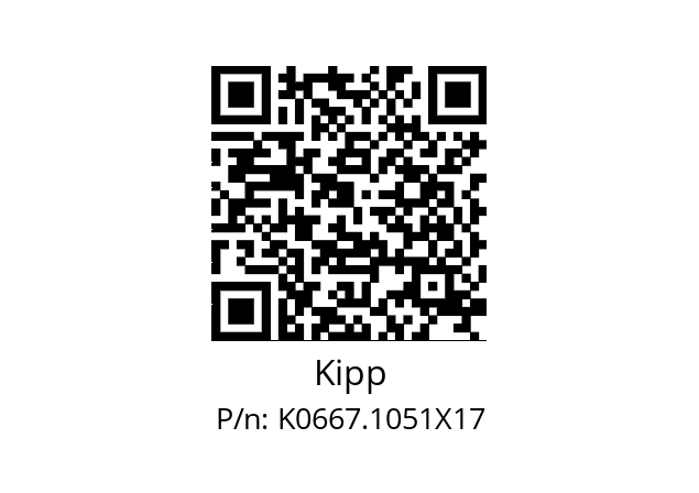   Kipp K0667.1051X17