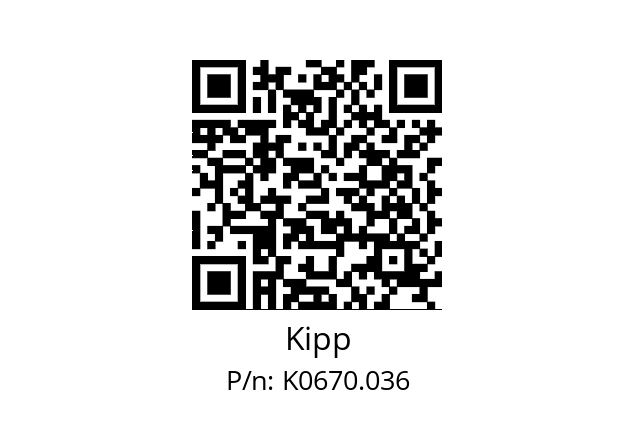   Kipp K0670.036