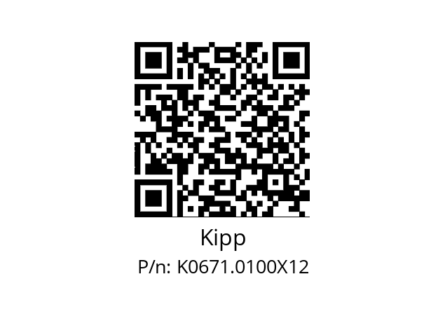   Kipp K0671.0100X12