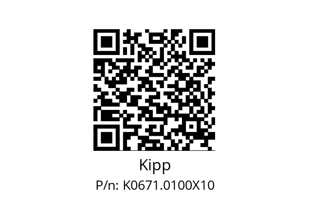   Kipp K0671.0100X10