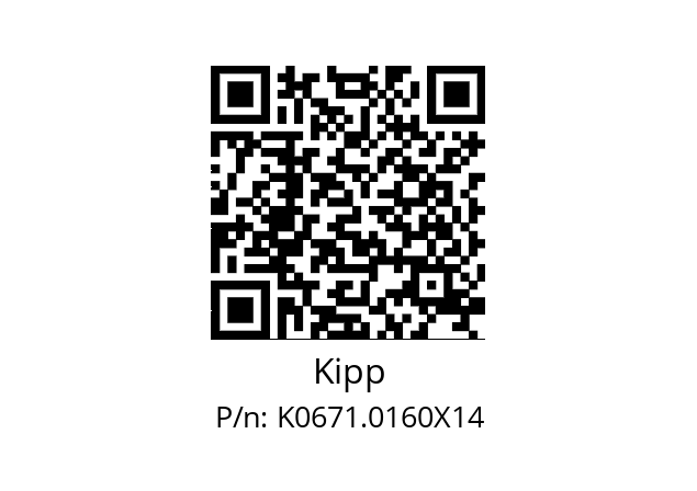   Kipp K0671.0160X14