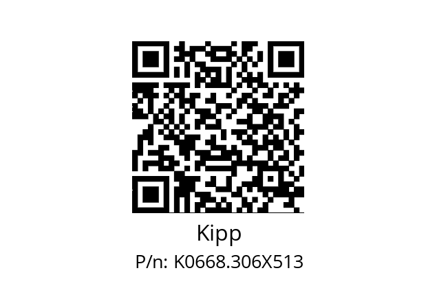   Kipp K0668.306X513