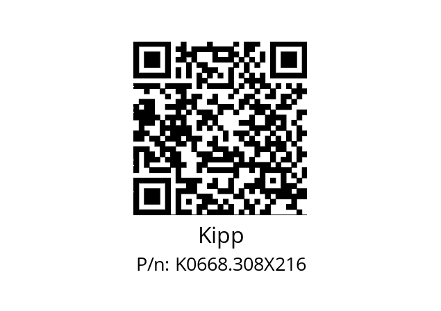   Kipp K0668.308X216