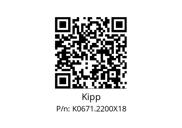   Kipp K0671.2200X18