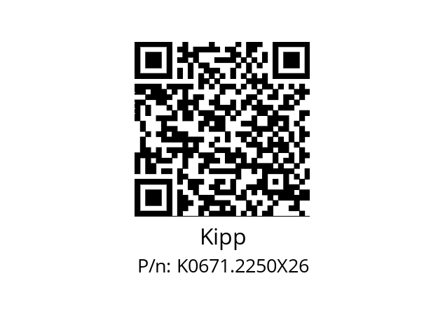   Kipp K0671.2250X26