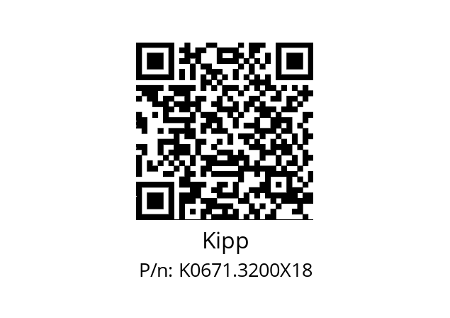   Kipp K0671.3200X18