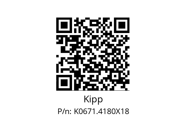   Kipp K0671.4180X18