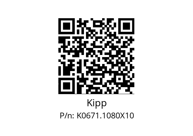   Kipp K0671.1080X10