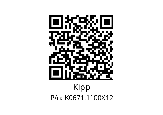   Kipp K0671.1100X12