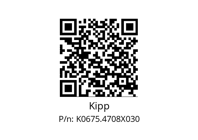   Kipp K0675.4708X030