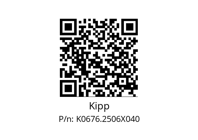   Kipp K0676.2506X040