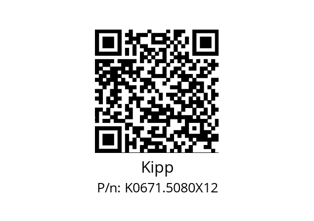   Kipp K0671.5080X12