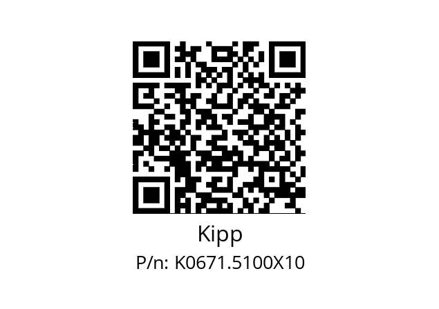   Kipp K0671.5100X10