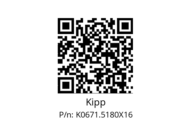   Kipp K0671.5180X16