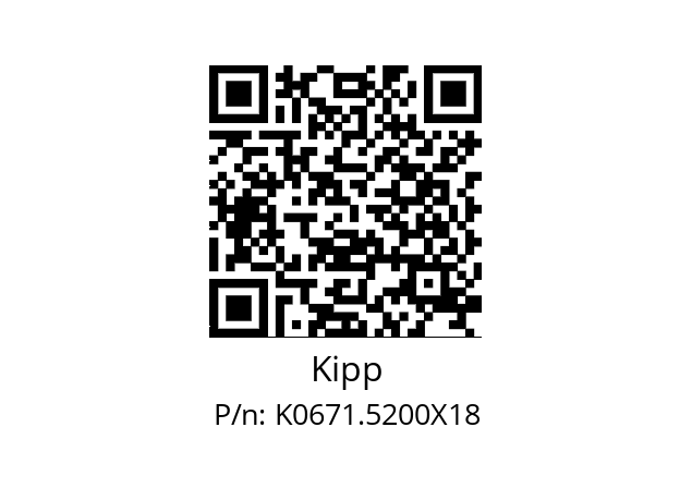   Kipp K0671.5200X18