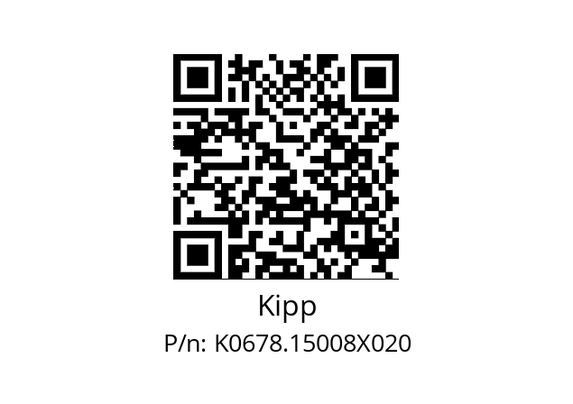   Kipp K0678.15008X020