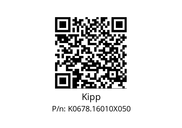   Kipp K0678.16010X050