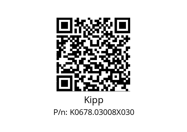   Kipp K0678.03008X030