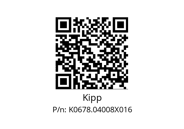   Kipp K0678.04008X016