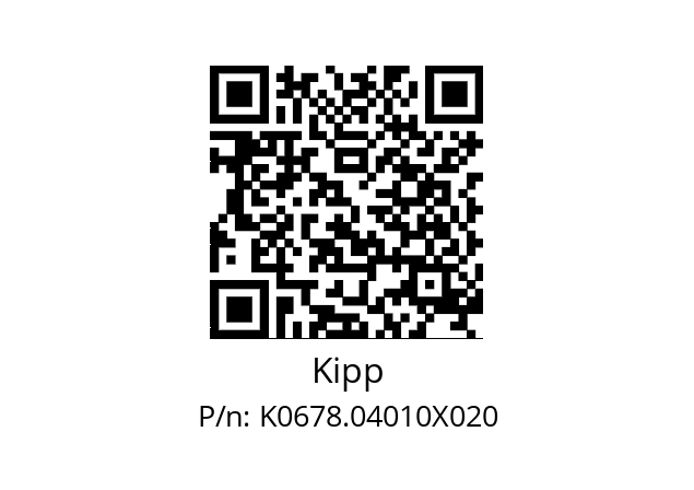   Kipp K0678.04010X020