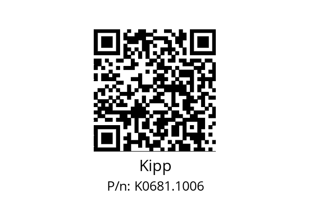   Kipp K0681.1006