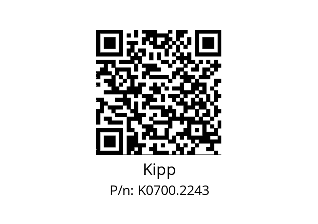   Kipp K0700.2243