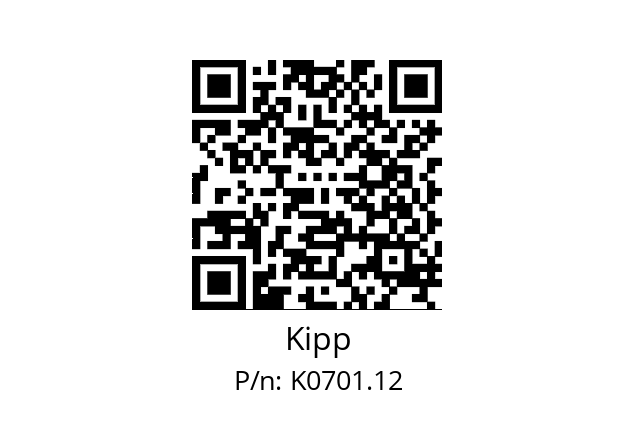   Kipp K0701.12