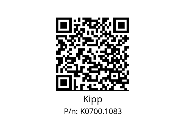   Kipp K0700.1083