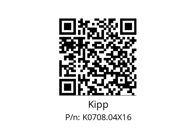   Kipp K0708.04X16