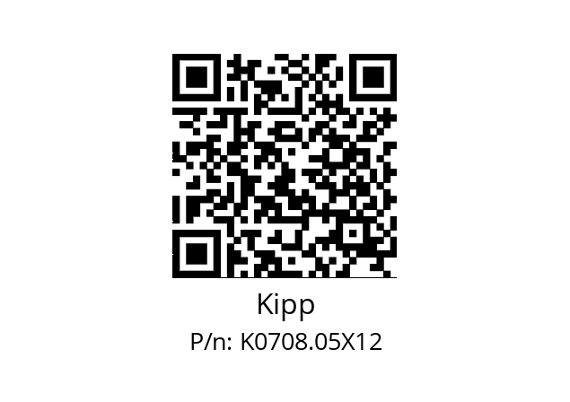   Kipp K0708.05X12