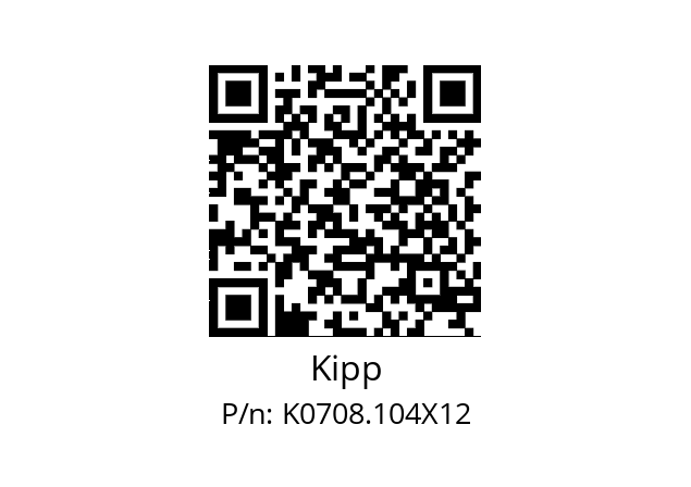   Kipp K0708.104X12