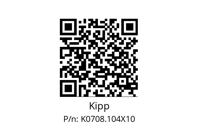   Kipp K0708.104X10