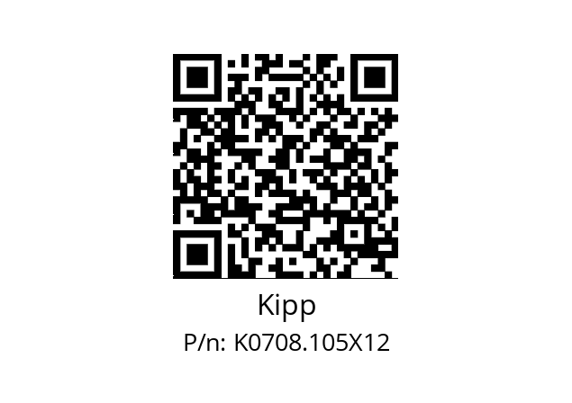   Kipp K0708.105X12