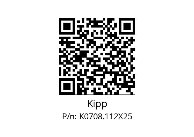   Kipp K0708.112X25